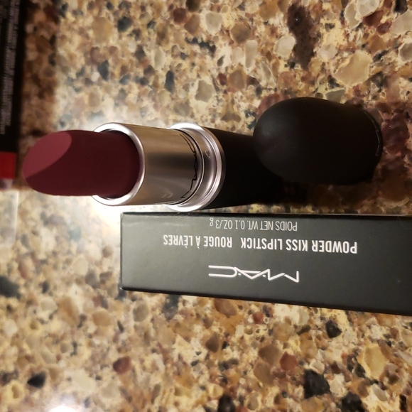 MAC Cosmetics Other - MAC powderkiss lipstick Burning Love  New
